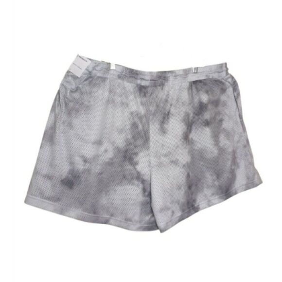 Nike Womens Plus Athletic Shorts 3X Gray Icon Clash Mesh Workout Comfy Pockets - Picture 4 of 8